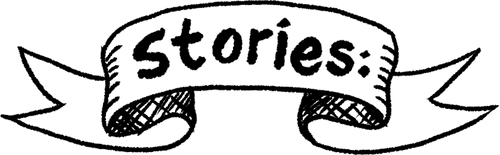 handdrawn banner saying serials